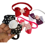 Faixa Meia De Seda Bebê Rn Laços De Cabelo Kit 4 Pçs