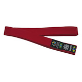 Faixa Padrão Karate Vermelha Cbk Shiroi