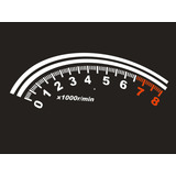 Faixa Para brisa Contagiro Rpm Conta giro Universal Race Top