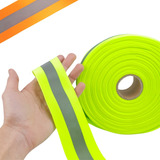 Faixa Refletiva Fluorescente Para Uniforme 100 Metros