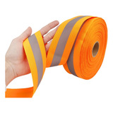 Faixa Refletiva Fluorescente Para Uniforme 50 Metros