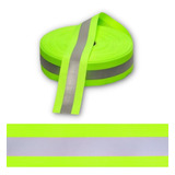 Faixa Refletiva Para Uniformes Verde Neon C 100 Metros Nybc