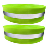 Faixa Refletiva Uniforme Gorgurão Verde Fluorescente 200m