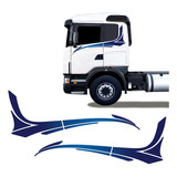 Faixa Scania 2008 Adesivo Lateral Modelo Original Decorativo