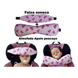 Faixa Segura Cabeça Bebê Cadeirinha Carro Almofada Encosto