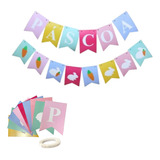 Faixa Varal Cordão Decoração De Páscoa Candy Color Fofo