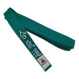 Faixa Verde Bordada Aikido Japonês Modelo