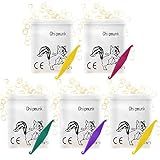 Faixas De Borracha Elásticas Ortodônticas De 1 8 Pacote 500 3 5 Oz ótimo Para Lacuna De Dente Dreadlocks Dreads Cabelo De Boneca Tranças Cauda De Crina De Cavalo 5 Pcs Elástico Placer Esquilo 