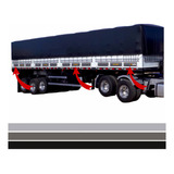 Faixas Pretas Carroceria Carreta Modelo 113 Vinil Jogo 33 Un