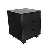Falkk GAVETEIRO DUMBO 3 GAVETAS PRETO Modelo FKEX 690
