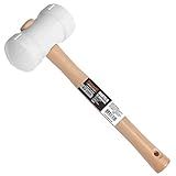 Famastil Martelo Borracha 40Mm Branco C Madeira Colorido