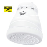 Fame Chuveiro Ducha Kibanho 4 Temp Super Quente Cor Branco Voltagem 220v