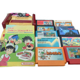 Famicom Nintendinho Nes Console Japonês Com Cartuchos Manga