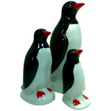 Família De Pinguim Para Geladeira Porcelana