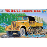 Famo Sd kfz 9 18 Ton Halftracks Escala 1 72 Trumpeter