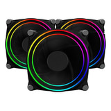 Fan Cooler Argb Gmx Big Bowl Dbb Kit 3 fans Led Rgb