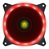FAN-COOLER VX GAMING PARA GABINETE V-RING ANEL DE LED 120X120MM VERMELHO - VRINGR- VINIK- 29564
