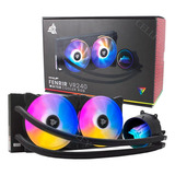 Fan Water Cooler Duplo Ventoinha Pwm Cpu Rgb Intel Amd 12v
