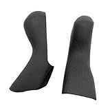 Fancyes Capas Para Alavancas De Bicicleta Capas Para Alavancas De Câmbio Par De Mangas Antiderrapantes Para Manoplas Protetores Para Manoplas De Bicicleta Preto