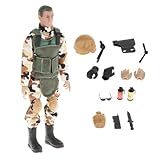 Fancyes Conjunto De Bonecos De Ação De 12 Para Adultos Figura De Ação De Soldados Modelo 1 6 Com Acessórios Brinquedos Presentes Para Adolescentes Verde A