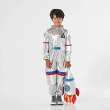 Fantasia Astronauta Infantil Prateada