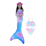 Fantasia Biquini Sereia Infantil Ariel Vestido Cauda Fotos