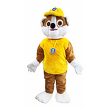 Fantasia Cabeção Patrulha Canina Rubble Personagens Vivo