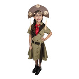 Fantasia Cangaceira Vestido Infantil Brinde Chapéu