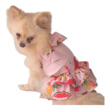 Fantasia Carnaval Vestido Pet Roupa Para Cachorro Verao