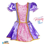 Fantasia Cinderela Bela Branca De Neve Aurora Rapunzel Luxo