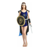 Fantasia Cosplay Gladiadora Guerreira Soldada Romana 46