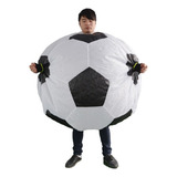 Fantasia De Bola De Futebol Inflável Com Balão