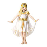 Fantasia De Cleópatra Infantil Luxo Completa Pra 2 A 10 Anos
