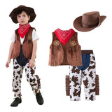 Fantasia De Cowboy Para Crianças Fantasia De Hallo u 