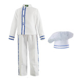 Fantasia De Cozinheiro Master Chef Para Bebê Menino Envio24h