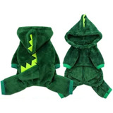 Fantasia De Dinossauro Para Cachorro Pets Fofa Roupa