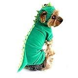 Fantasia De Dinossauro Para Cães Da NACOCO Para Animais De Estimação Verdes Para Cães Médios E Grandes Verde P 