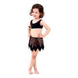 Fantasia De Mulher Das Cavernas Uga Uga Infantil De Carnaval