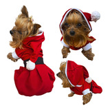 Fantasia De Natal Pet Roupinha Mamãe Noel Cachorro