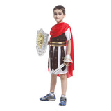 Fantasia De Soldado Romano De Halloween Para Crianças Warrio