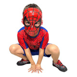 Fantasia Do Homem Aranha C Enchimento Curto Roupa Infantil