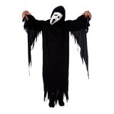 Fantasia Do Panico Adulto Halloween Fantasma Dia Das Bruxas