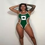 Fantasia Erotica Feminina Lanterna Verde Roupa Sensual