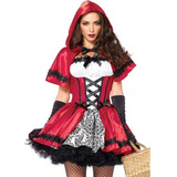 Fantasia Feminina De Halloween Chapeuzinho Vermelho Festa
