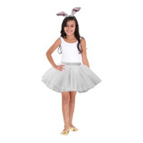 Fantasia Feminina Saia Tutu Tiara Veste Adulto E Infantil