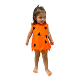 Fantasia Flintstones Pedrita Infantil Carnaval Festa