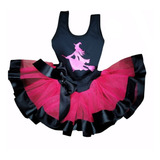 Fantasia Halloween Infantil Menina Tutu Dia Das Bruxas Balé