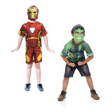 Fantasia Homem Ferro E Hulk Infantil