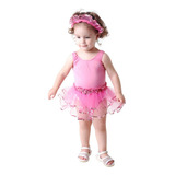 Fantasia Infantil Bailarina Bebê Com Collant