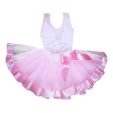 Fantasia Infantil Bailarina Festa Tutu Tule Ballet Balé Saia